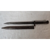 Image 1 : Vintage WWII Czechoslovakian VZ-24 Mauser Knife Bayonet Stamped CSZ C With Steel Scabbard (17")