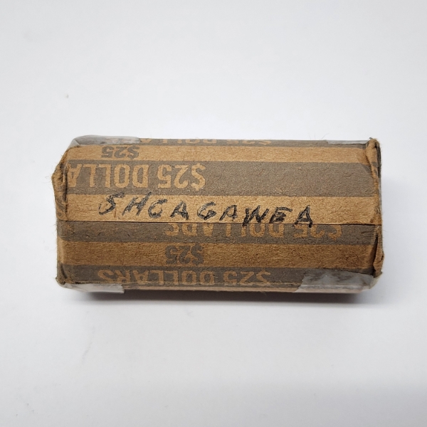 $25.00 Roll of United States Sacagawea Dollar Coins