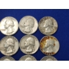 Image 3 : Lot of 12 Assorted Years 90% Silver Washington Quarters - Face Value $3.00