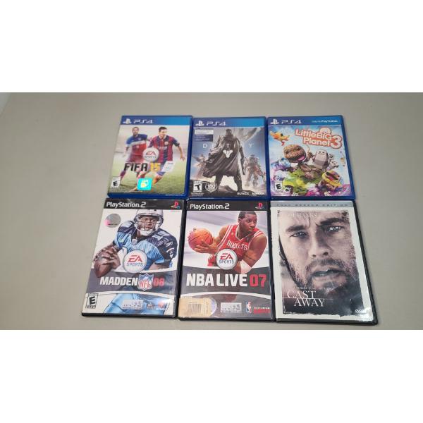 Lot Of Assorted PlayStation 2/4 Games & Cast Away DVD