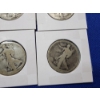 Image 5 : 6 Walking Liberty Silver Half Dollars Years: 1941, 1944, and Unknown Years FV: $3.00