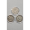 Image 4 : (3) U.S 90% Silver Half Dollars - 1906-O Barber Half, 1943-S & 1946 Walking Liberty Halves 