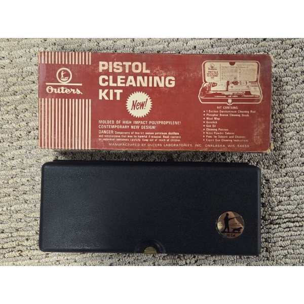 Two Excellent Condition Vintage Gun Cleaning Kits