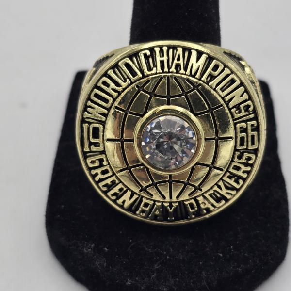 1966 Green Bay Packers Super Bowl Ring - Size 11 - Replica