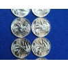 Image 2 : Lot of (10) 1/10th troy oz Walking Liberty Silver Rounds .999 Silver - 1 oz Silver Total!