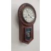Image 3 : Antique Regulator "A" Wooden Wall Clock