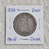 Image 1 : 1854-O Seated Liberty Half Dollar United States 90% Silver Coin - 0.3599 oz. ASW