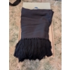 Image 1 : Fantastic Vintage Hand Mirror Set In Original Box, Sheer Black Scarf, And New Velvet Travel Jewelry 