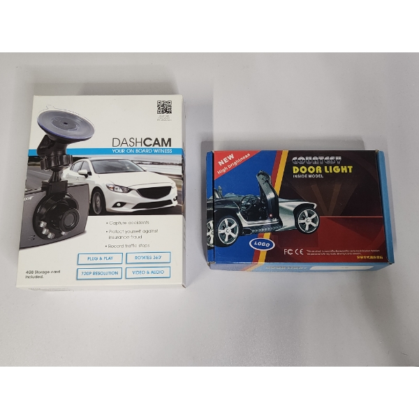 Car Dash Cam 360 Audio/Video & Courtesy Door Light 