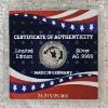 Image 1 : 2023 Samoa Independence Day Limited Edition 1g .9999 Pure Silver Antique Finish $1 Coin