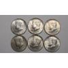 Image 1 : (6) Assorted Years United States 40% Silver Kennedy Half Dollars - Face Value: $3.00