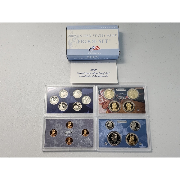 2009 United States Mint Proof Set with Box & CoA