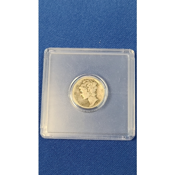 1921-D 90% Silver Mercury Head Dime 
