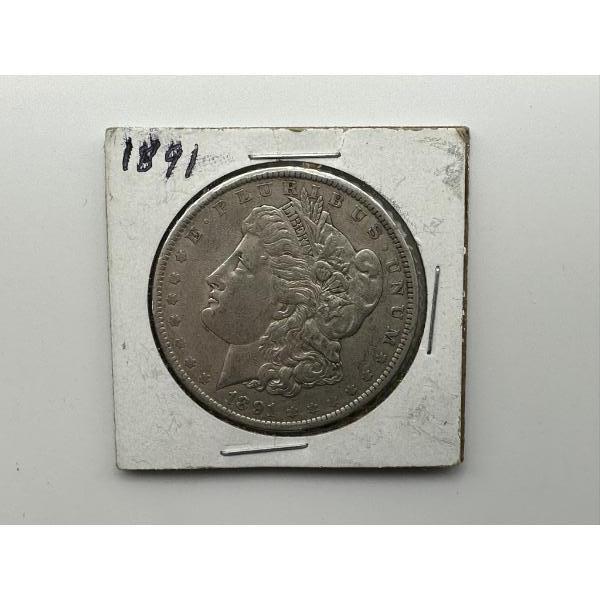 1891 Morgan Silver Dollar - Great Looking Coin