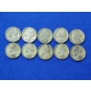 Image 1 : x10 Assorted Years Jefferson Wartime Nickels FV: $0.50