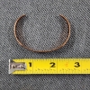 Image 5 : Very Nice Vintage 999 Copper Southwestern Style Bracelet Ft. Thunderbird & Arrow Motif Engravings ~ 