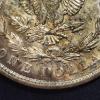 Image 3 : 1921 S  Uncirculated Morgan Silver Dollar - Gold Toning Both Sides - See Pics