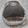 Image 2 : MINT CONDITION!!! Vintage Knights Of Columbus Silver Tone Black Onyx Intaglio Signet Ring - Size 9