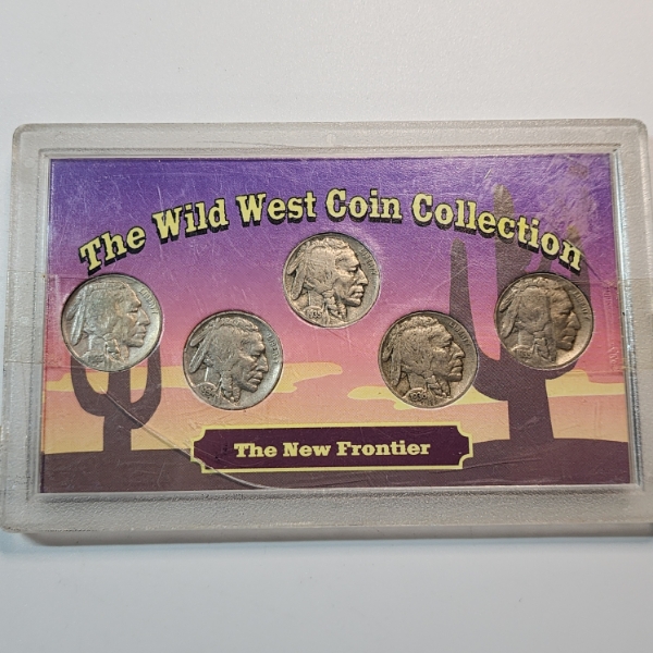 "The Wild West Coin Collection" The New Frontier - Set of 5 Buffalo Nickels