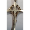 Image 5 : 10K Yellow Gold Crucifix Pendant With Diamonds - Weight: 2.2g
