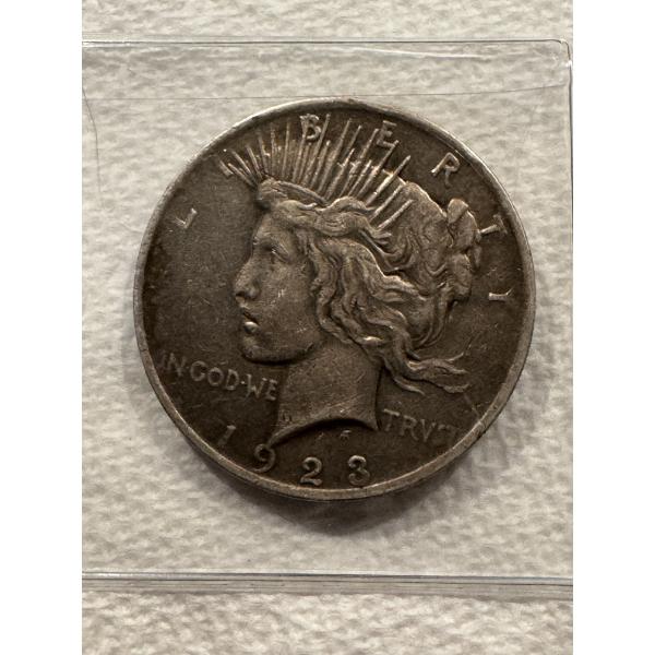 1923 United States Silver Dollar - Super Nice Peace Dollar