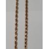Image 4 : 10K Yellow Gold 26" Twisted Rope Chain - Weight: 12g