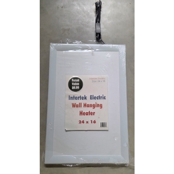  Brand New Intertek Electric 24''x16'' Wall Hanging Heater