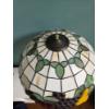 Image 2 : Louisville Home Pickup - Gorgeous Tiffany Type Stained Leaded Glass Bent Fruit Table Lamp 25" Tall