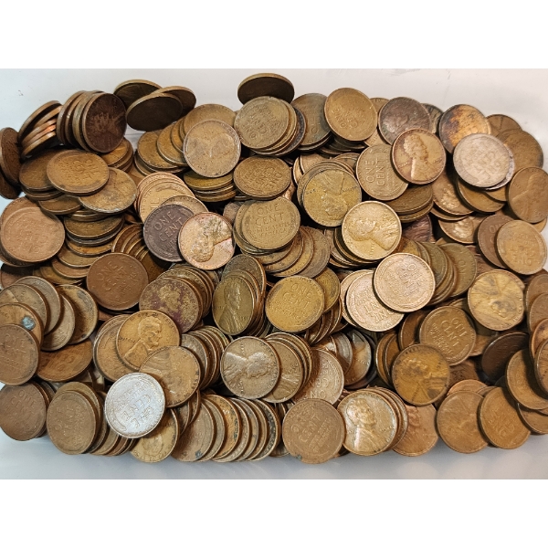 $4.00 Face Value of Assorted U.S. Lincoln Wheat Cents