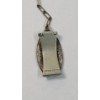 Image 18 : Silver Locle Swiss Pocket Watch With Hunter Case, Chain, Money Clip & Key - Weight: 117.7g