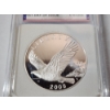 Image 2 : IGS PR-70 DCAM 2008-P $1 Bald Eagle FDOI Commemorative Silver Coin