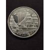 Image 2 : 1986 Ellis Island .999 Fine Silver Troy Ounce Coin - Mint Condition - Great Coin