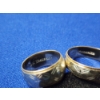 Image 4 : x2 14K Gold Bands - Size 6 and 12 - Total Weight: 10.7g