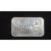 Image 1 : Vintage 1973 "I Love You" 1 Troy Ounce .999 Fine Silver Art Bar From The Crabtree Mint
