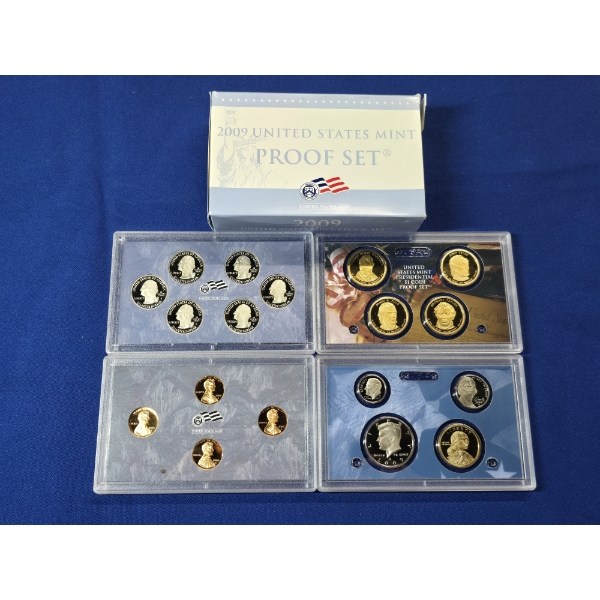 2009 United States Mint Proof Set - 18 Coins w/ Original Packaging & COA