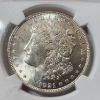 Image 2 : NGC MS63 United States 1921 90% Silver Morgan Dollar 