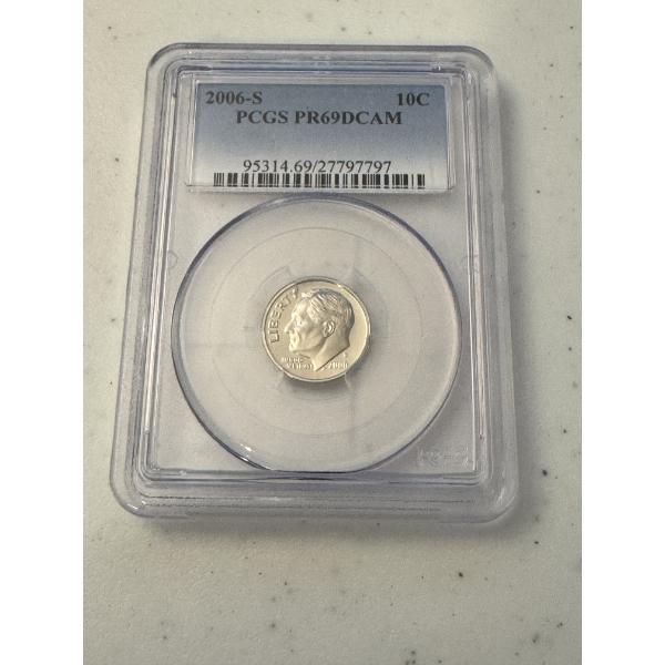 2006-S PCGS PR69DCAM United States Dimes - Great Coin