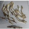 Image 1 : Solid Brass - New - 16 Desk / Cabinet / Furniture Handles  See Pics