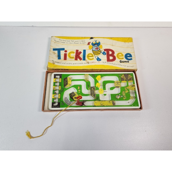 Vintage 1950's "Tickle Bee" Children's Game by Schaper