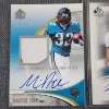 Image 3 : Two Upper Deck AUTOGRAPHED Jacksonville Jaguars NUMBERED Rookie Football Trading Cards Ft PATCH!