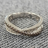 Image 4 : Gorgeous Levian Diamond 14K White Gold Ring Weighing 3.4 Grams ~ Size 5.5