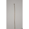 Image 3 : 10K Yellow Gold Diamond X Link 7.5" Tennis Bracelet - Weight: 4.9g