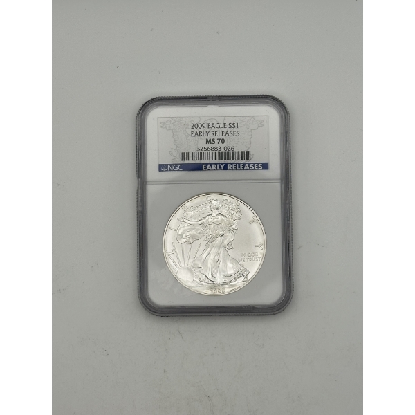 NGC MS70 2009 Silver American Eagle - Early Releases