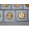 Image 6 : (9) Assorted U.S. Presidential Dollars In Cases  - FV: $9.00