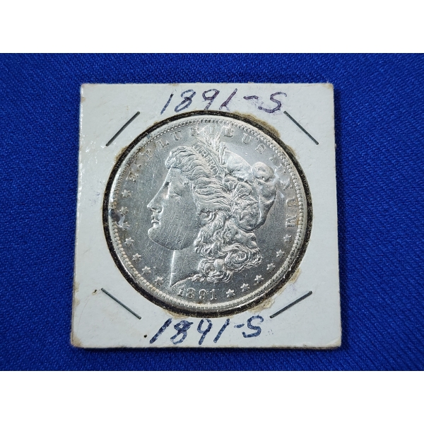 1891-S 90% Silver Morgan Dollar