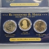 Image 3 : Two U.S. Presidential Dollar Coin Sets FDOI: Garfield & Hayes - Face Value: $6.00