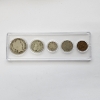 Image 1 : Old U.S. 90% Silver Coin Set: 90% Silver Barber Half Dollar, Quarter, Dime / "V" Nickel / Indian Hea