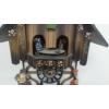 Image 6 : Vintage German Country Scene Cuckoo Clock With 3 Weights - See Details