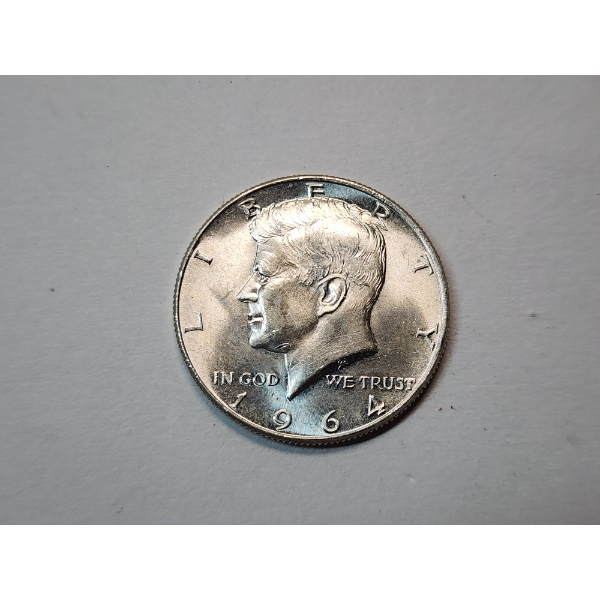 1964 90% Silver Kennedy Half Dollar