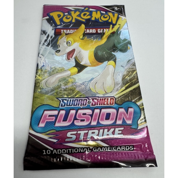 Pokemon Sword & Shield Fusion Strike Trading Card Game- 10 Additional Trading Cards- Mint Condition 